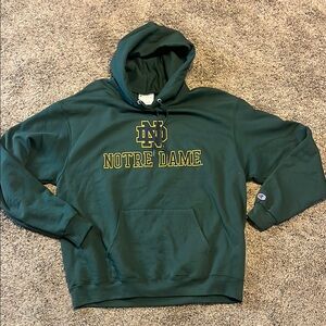 Champion Notre Dame Green Hoodie
